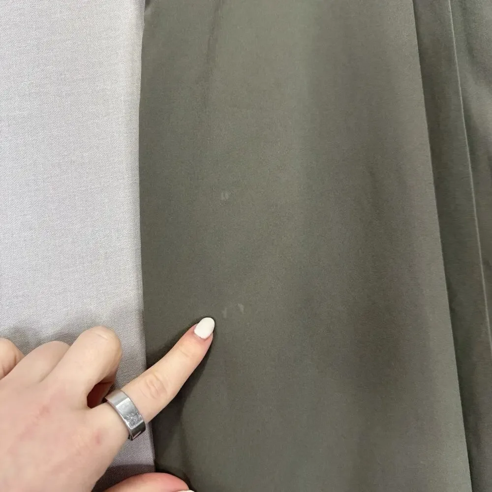 Athleta Hayes Pleated Back Maxi Dress Women Small Green Travel Minimalist Resort - Picture 7 of 14